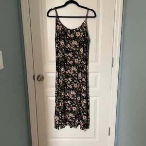 Forever 21 Floral spaghetti strap Midi Dress
